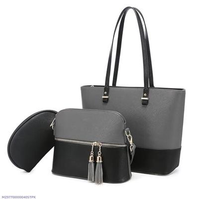 Women's PU Leather Textured Hand Bag