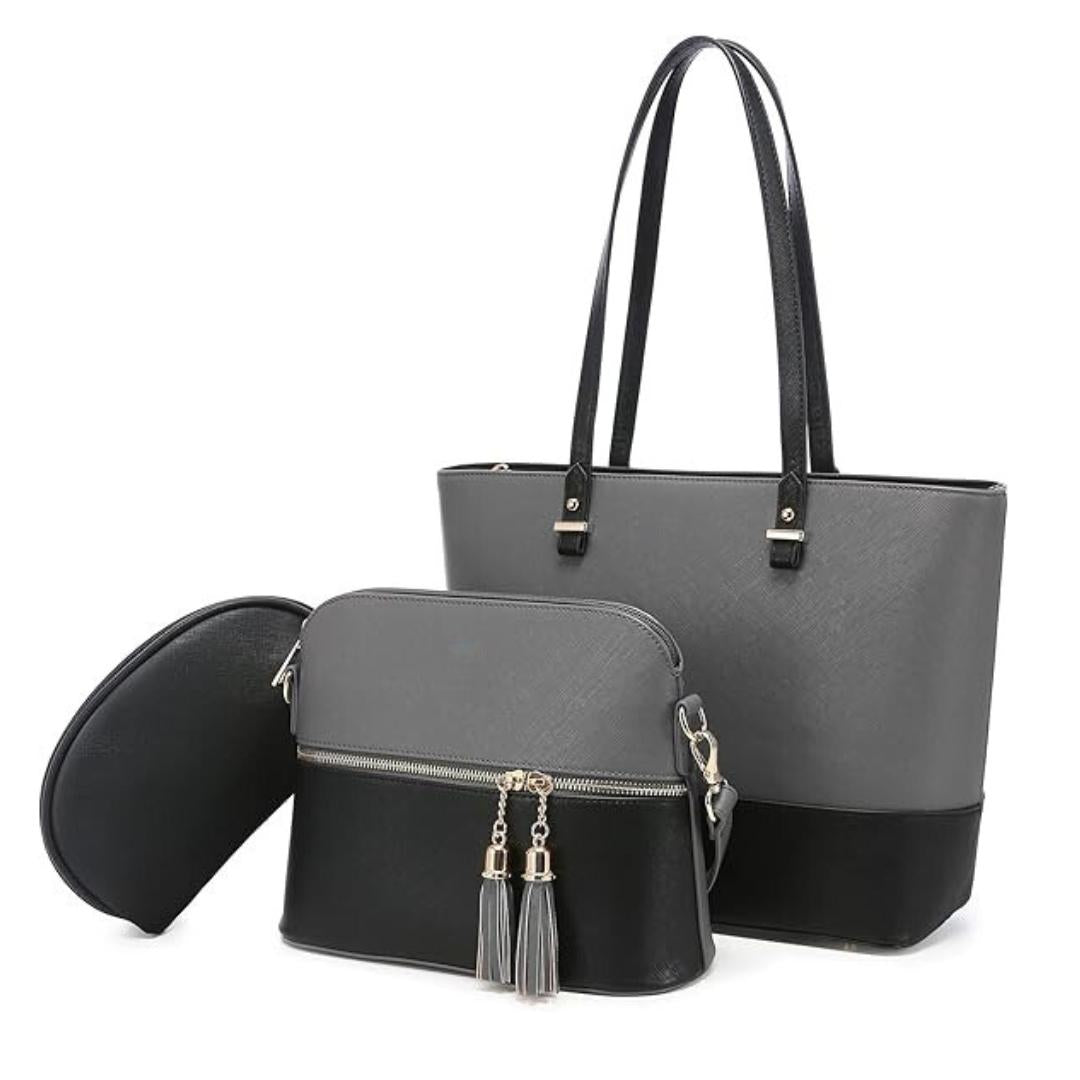 Women's PU Leather Textured Hand Bag